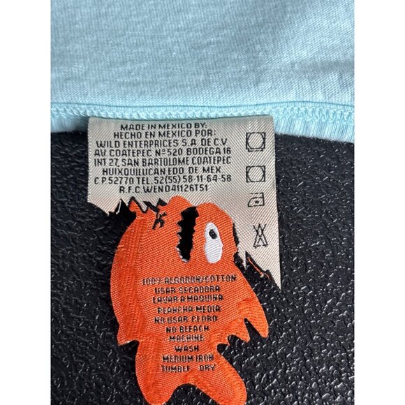 Pirana Joe Roatan Tank Top Light Blue Pirate Ship Graphic Men's XXL - Picture 8 of 10